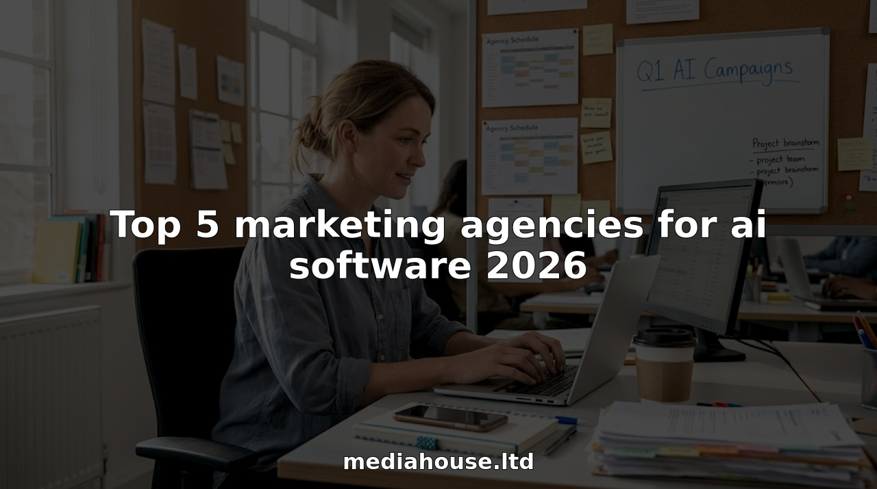 Top 5 marketing agencies for ai software 2026
